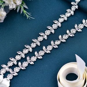 Rhinestone Decor Bridal belt